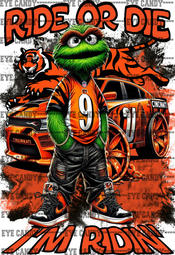 Ride or Die Bengals - Oscar the Grouch