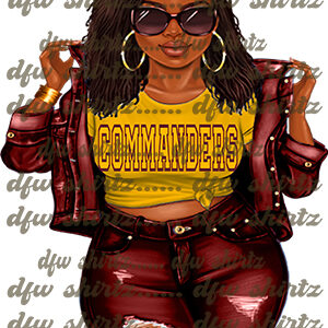 Commanders Girl, Commanders Black Female, Commanders Girl