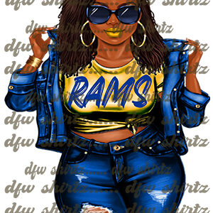 Rams Girl, Rams Black Female