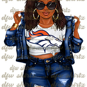 Broncos Girl PNG