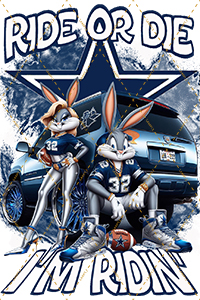 Ride or Die Cowboys Bugs and Lola Bunny