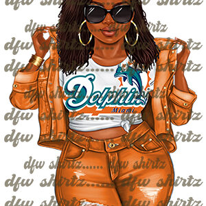 Dolphins Girl 3 PNG