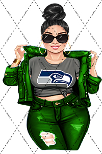 Special Seahawks Female PNG