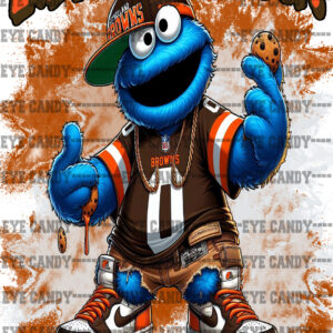 Browns Ride or Die - Cookie Monster