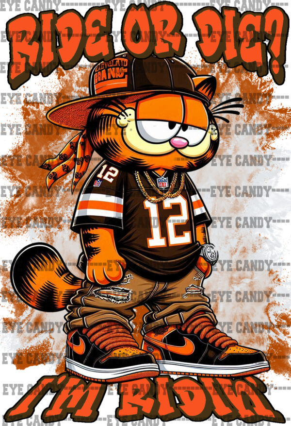 Ride or Die Browns - Garfield