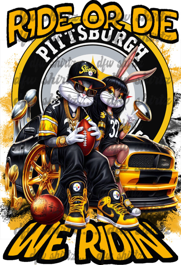 Ride or Die Steelers - Bugs01