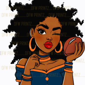 Chicago Bears Girl PNG, Bears Female Digital Download