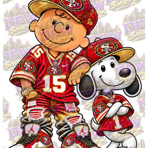 Charlie Brown and Snoopy 49ers
