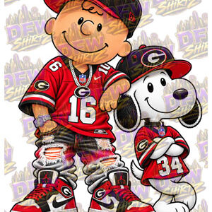 Charlie Brown and Snoop Georgia Bulldogs