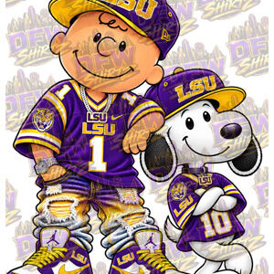 Charlie Brown and Snoopy LSU