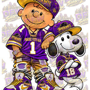 Charlie Brown and Snoopy PVAMU HBCU