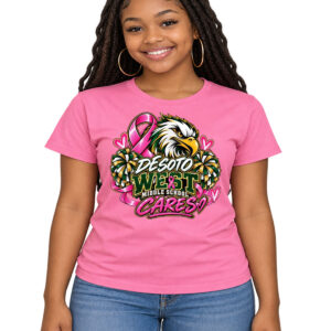 DeSoto West Cheerleader Cancer Shirts